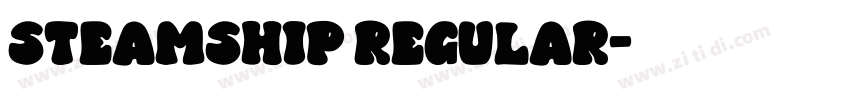 Steamship Regular字体转换